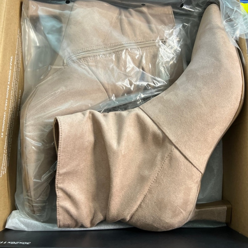 Naturalizer Tribute Tan Women's Ankle Boots 8.5